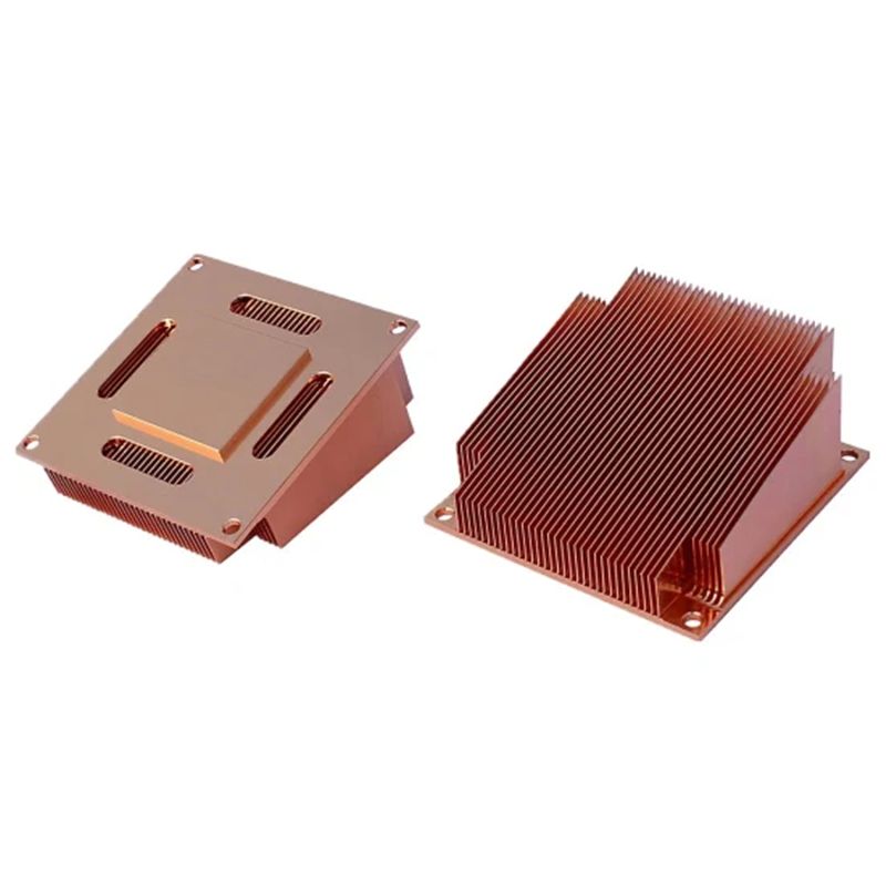 Copper skived fin heatsink-2