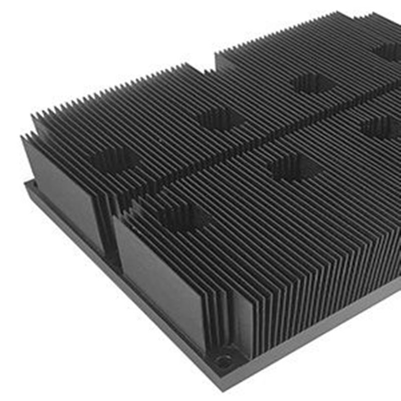 Aluminum skived fin heat sink