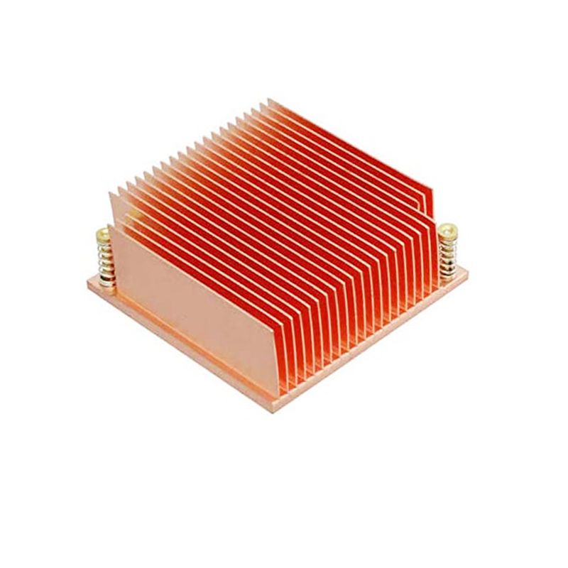 Copper skived fin heatsink-1